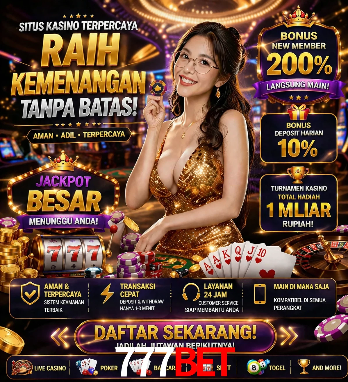 Roleta e blackjack 777bet